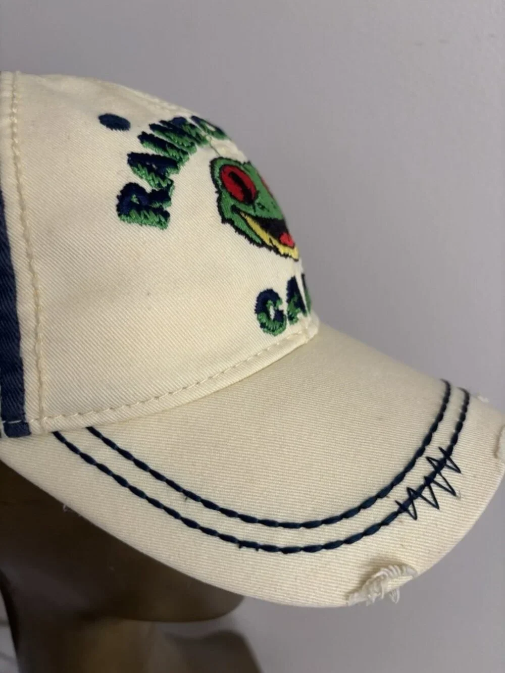 Rainforest Cafe Distressed Youth Kids Baseball Cap Hat Adjustable Frog
